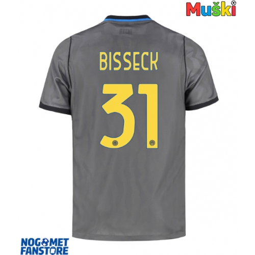 Inter Milan Yann Bisseck #31 Rezervni Dres 2026-27 Kratak Rukav